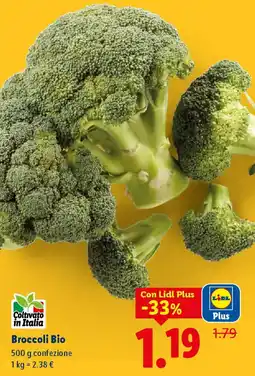 Lidl Broccoli Bio offerta