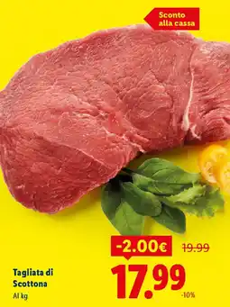 Lidl Tagliata di Scottona offerta