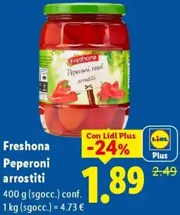 Lidl Freshona Peperoni arrostiti offerta