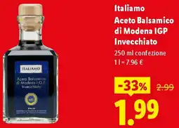 Lidl Italiamo Aceto Balsamico di Modena IGP Invecchiato offerta