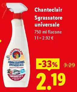 Lidl Chanteclair Sgrassatore universale offerta