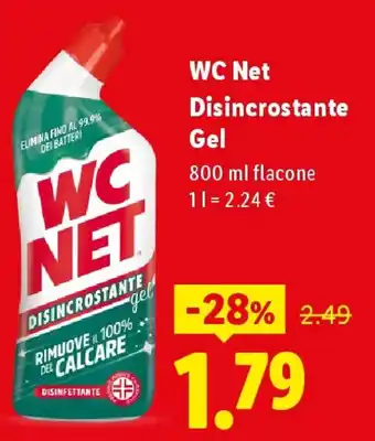 Lidl WC Net Disincrostante Gel offerta