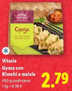 Lidl Vitasia Gyoza con Kimchi e maiale offerta