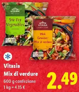 Lidl Vitasia Mix di verdure offerta