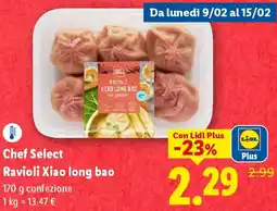 Lidl Chef Select Ravioli Xiao long bao offerta