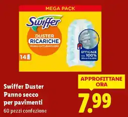 Lidl Swiffer Duster Panno secco per pavimenti offerta