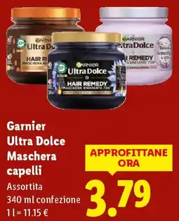 Lidl Garnier Ultra Dolce Maschera capelli offerta