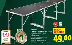 Lidl Parkside Set tavolo multifunzione offerta