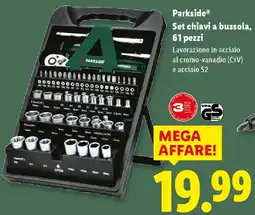 Lidl Parkside Set chiavi a bussola offerta