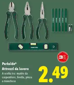 Lidl Parkside Attrezzi da lavoro offerta