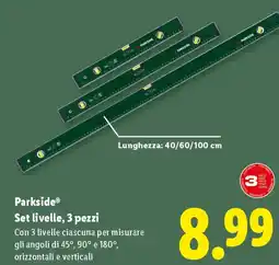 Lidl Parkside Set livelle offerta