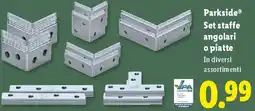 Lidl Parkside Set staffe angolari o piatte offerta