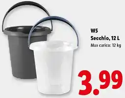 Lidl W5 Secchio, 12 L offerta