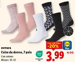 Lidl esmara Calze da donna, 7 paia offerta