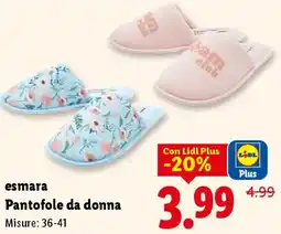 Lidl esmara Pantofole da donna offerta