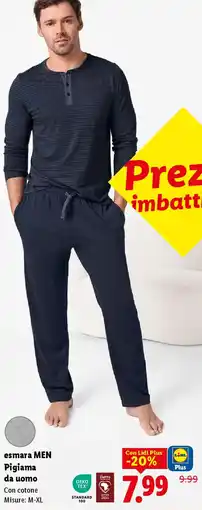 Lidl esmara MEN Pigiama da uomo offerta