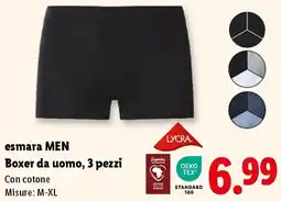 Lidl esmara MEN Boxer da uomo, 3 pezzi offerta