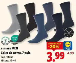Lidl esmara MEN Calze da uomo, 7 paia offerta