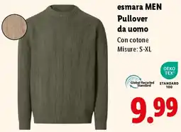 Lidl esmara MEN Pullover da uomo offerta
