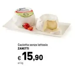 Iper La Grande Caciotta senza lattosio ZANETTI offerta