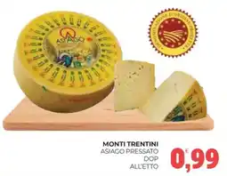 Eté Monti trentini asiago pressato dop all'etto offerta