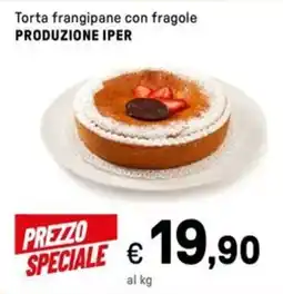 Iper La Grande Torta frangipane con fragole PRODUZIONE IPER offerta