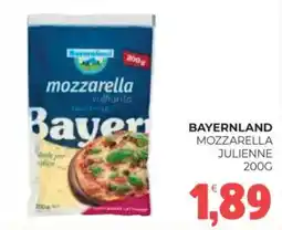 Eté Bayernland mozzarella julienne offerta