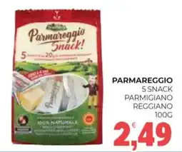 Eté Parmareggio 5 snack parmigiano reggiano offerta