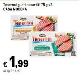 Iper La Grande TeneroniTeneroni gusti assortiti 75 g x2 CASA MODENA CASA MODENA offerta