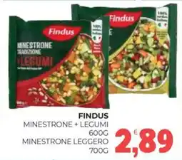Eté Findus minestrone + legumi minestrone leggero offerta
