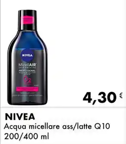 Iper Tosano NIVEA Acqua micellare ass/latte Q10 offerta