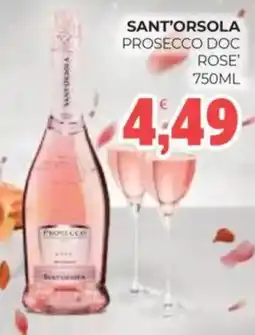 Eté Sant'orsola prosecco doc rose' offerta