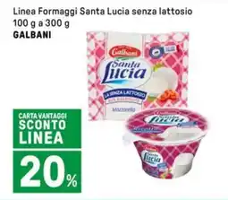 Iper La Grande Linea Formaggi Santa Lucia senza lattosio offerta