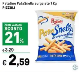 Iper La Grande Patatine PataSnella surgelate PIZZOLI offerta