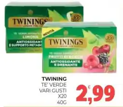 Eté Twining te' verde offerta