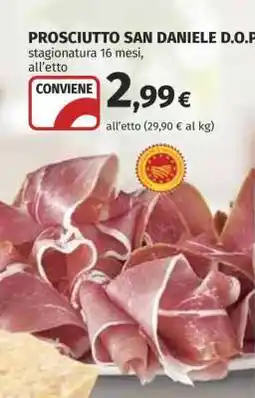 Coop Prosciutto San Daniele D.O.P offerta