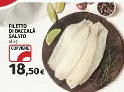 Coop Filetto di Baccalà Salato offerta