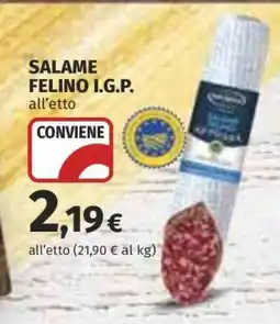 Coop Salame Felino I.G.P offerta