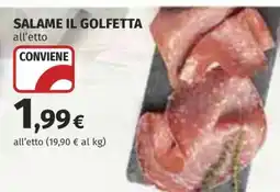 Coop SALAME IL GOLFETTA offerta