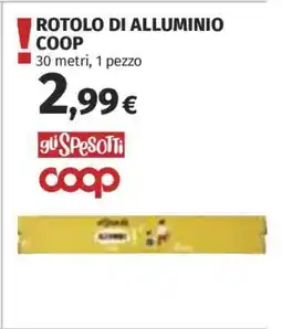 Coop ROTOLO DI ALLUMINIO COOP offerta