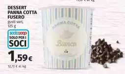 Coop DESSERT PANNA COTTA FUSERO offerta