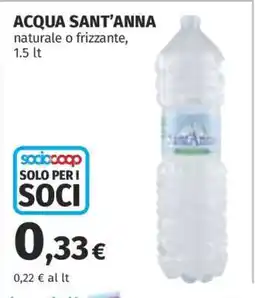 Coop ACQUA SANT'ANNA offerta