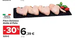 Carrefour Fileni Deliziose Alette di Pollo offerta