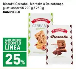 Iper La Grande Biscotti Cereabel, Moresko o Dolcetempo CAMPIELLO offerta