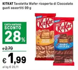 Iper La Grande KITKAT Tavoletta Wafer ricoperta di Cioccolato offerta
