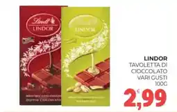 Eté Lindor tavoletta di cioccolato offerta
