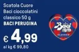 Iper La Grande Scatola Cuore Baci cioccolatini classico BACI PERUGINA offerta