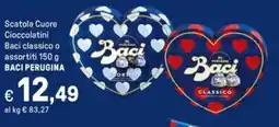 Iper La Grande Scatola Cuore Cioccolatini Baci classico o assortiti BACI PERUGINA offerta