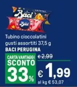 Iper La Grande Tubino Tubino cioccolatini BACI PERUGINA offerta