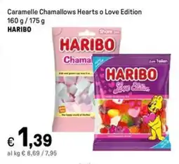 Iper La Grande Caramelle Chamallows Hearts o Love Edition HARIBO offerta